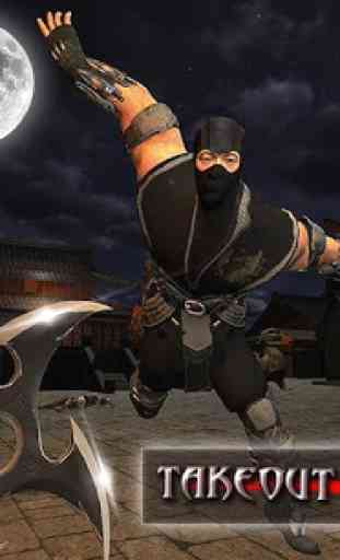 ninja assassino guerra 3D: combate jogos 1