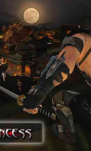 ninja assassino guerra 3D: combate jogos 2