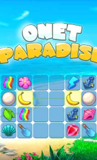 Onet Paradise: jogo de correspondência par 1