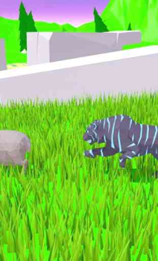 Poly Art Tiger Simulator 2019 3