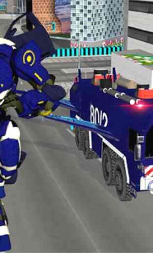 Real do robô bombeiro Truck: Resgate Robot Truck 1