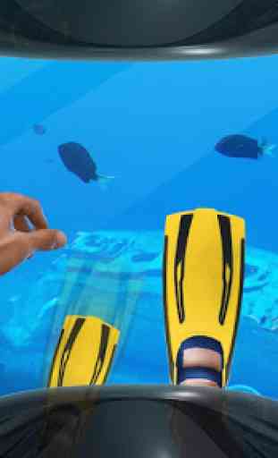 Simulador de mergulho subaquático 1
