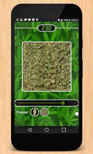 Smart Weed Flower Weight Scale Simulator 3