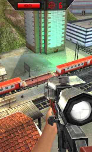 Sniper 3D: Jogo de tiro ao trem 4