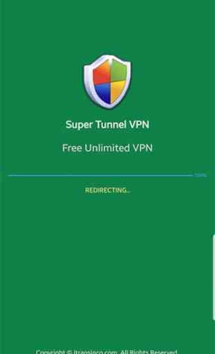 Super Tunnel Free VPN - Unlimited VPN for Android 1