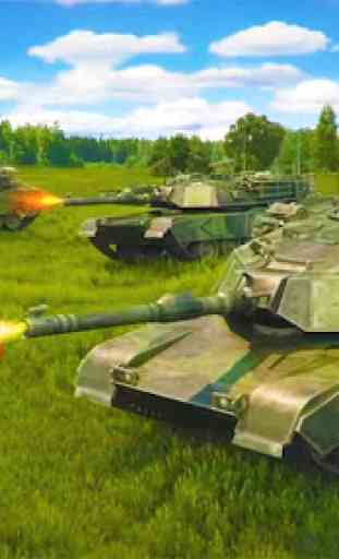 Tanques de guerra o tiro de batalha de ferro de 3