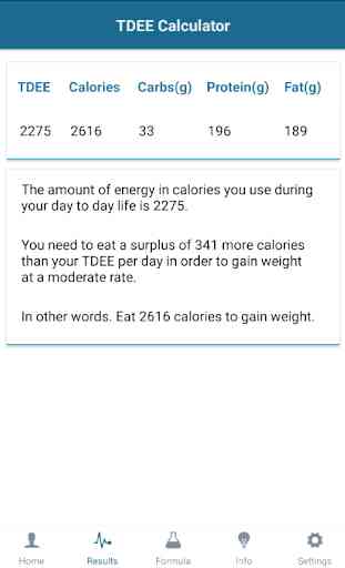 TDEE & Calorie Intake Calculator 2