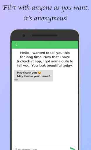 TrickyChat - Single's anonymous app 1