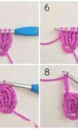 Tricô moderno crochet passo a passo 4