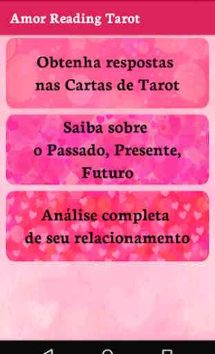 amor Tarot cartão Leituras 1