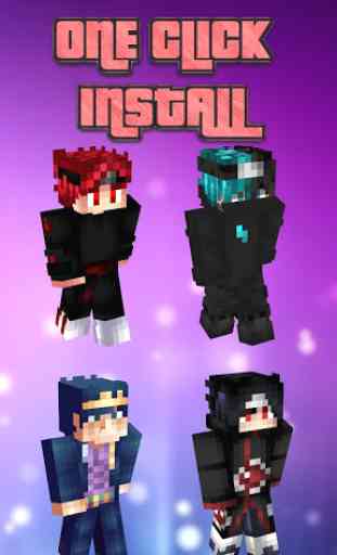 Anime Skins Pack for MCPE 2019 3