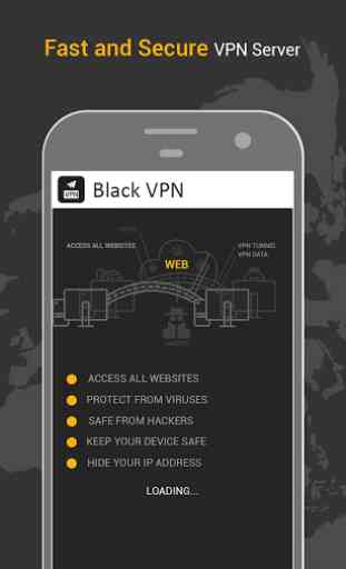 Black VPN Fast Hotspot Shield Free Unlimited Proxy 1