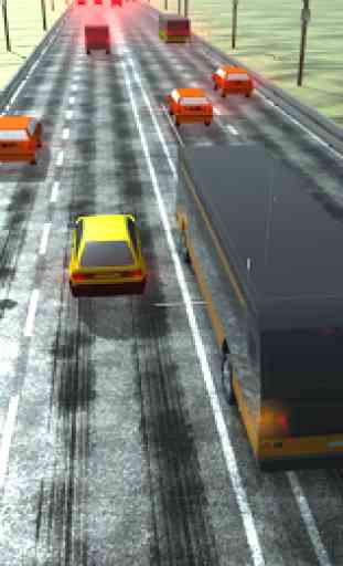 Endless Car Racing on Highway in Heavy Traffic 2