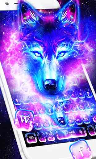 Galaxy Wild Wolf Keyboard 1