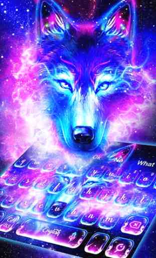 Galaxy Wild Wolf Keyboard 2