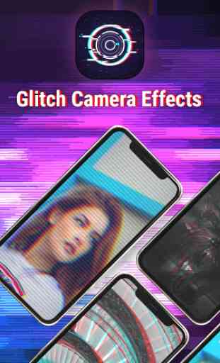 Glitch Selfie Camera Effect - Camera VHS Camcorder 3
