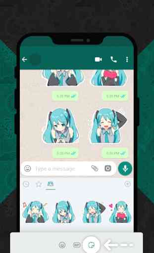 Hatsune Stickers for WhatsApp (WAStickerApps) 3