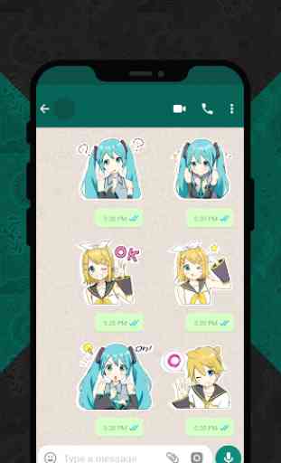 Hatsune Stickers for WhatsApp (WAStickerApps) 4