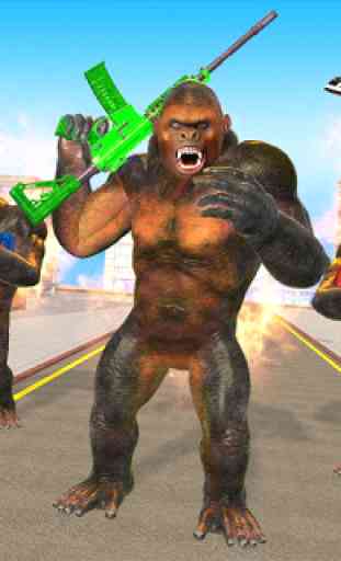 Incredible Monster Gorilla Rampage: Animal Games 4