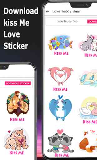 Kiss Me Love Stickers & emoji 2