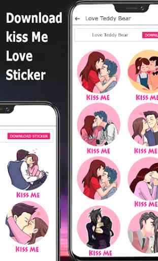 Kiss Me Love Stickers & emoji 3