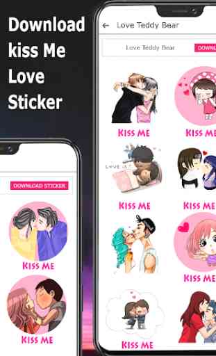 Kiss Me Love Stickers & emoji 4