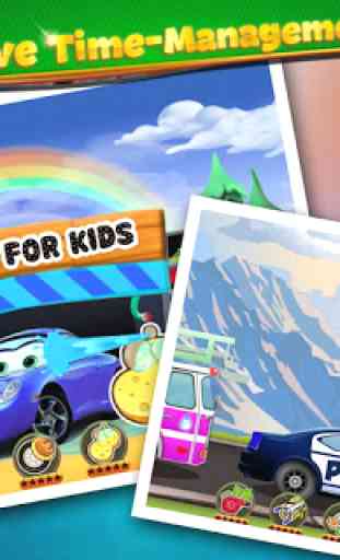Lavagem de carros de crianças: jogo de limpeza do 1