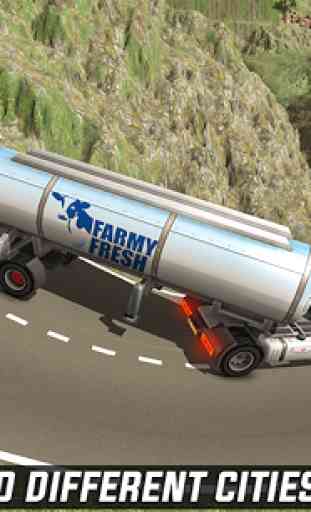 Milk Transport Big Truck Simulator 2019 2