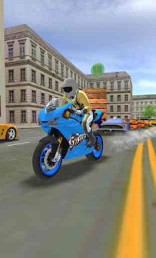 moto esportiva simulador Deriva 3D 2