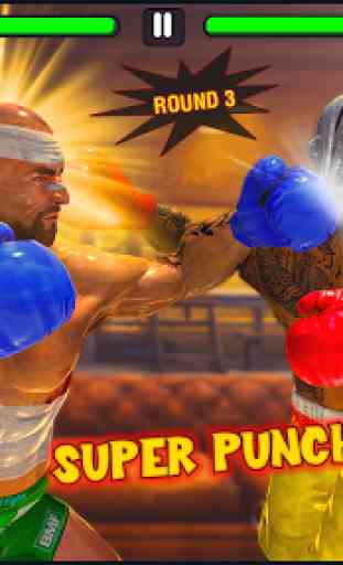 Novos jogo de etiqueta: ring boxe: jogo de luta 3d 3