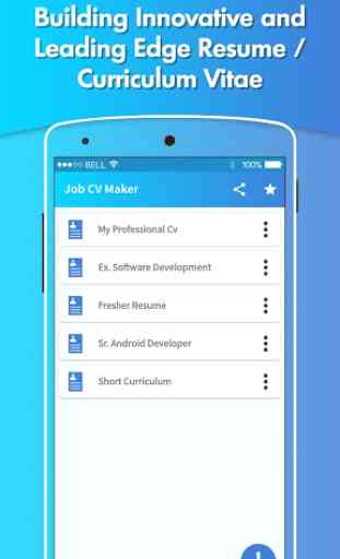 Professional Resume Builder - Job CV Maker 2