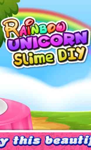 Rainbow Unicorn Slime DIY 1