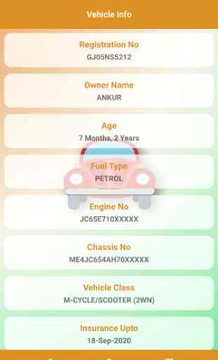 RTO - Vehicle information : Vehicle Registration 2
