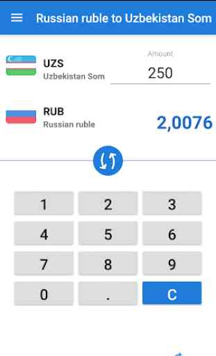 Russia Ruble Uzbekistan Som / RUB to UZS Converter 1