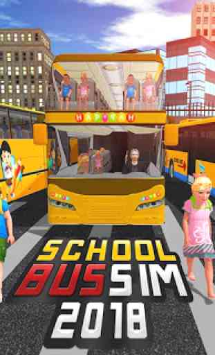 School Bus Driver Simulator 2018: City Fun Drive 2
