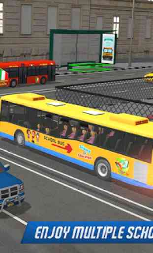 School Bus Driver Simulator 2018: City Fun Drive 4