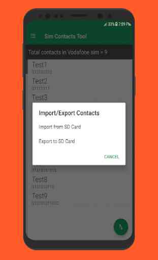 Sim Contacts Tool - Sim Contacts Import / Export 2