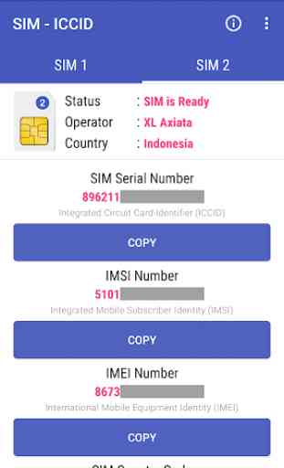 SIM ICCID - Support Dual SIM Card 2
