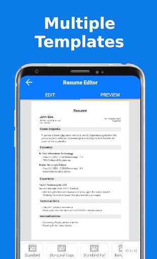 Top Resume Pdf Builder for freshers and experience 2
