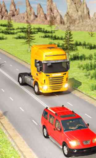 Traffic Highway Truck Racing - Truck Driving 2