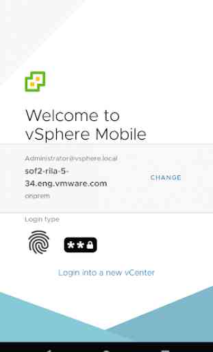 vSphere Mobile Client 1