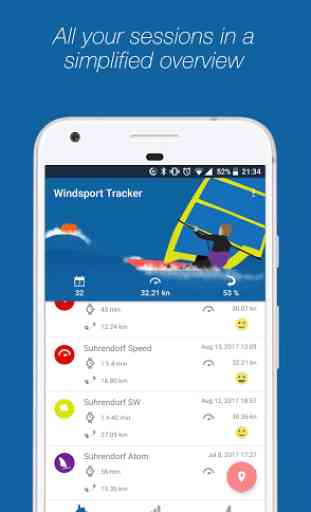 WindsportTracker - GPS Windsurfing & Kitesurfing 1