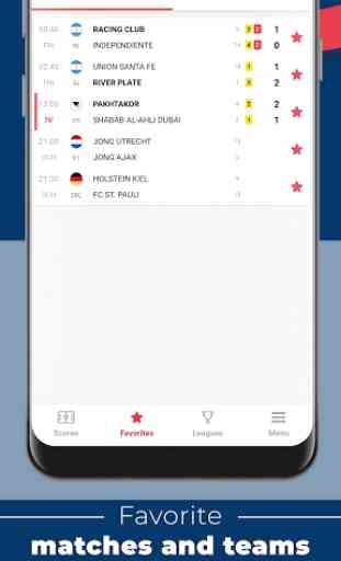 XScores - livescores and football results 4