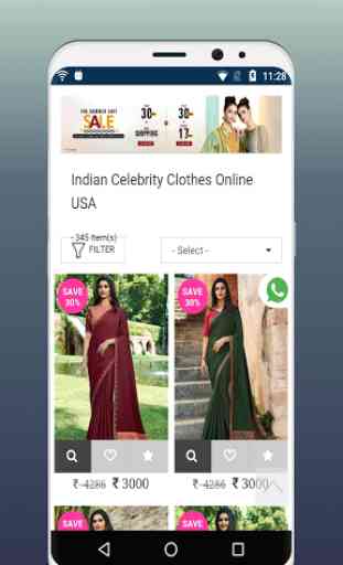 Bollywood Dresses Online Shopping - SareesBazaar 2
