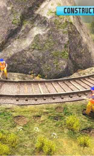 Construção de trilhos de trem Sim: Railroad 2