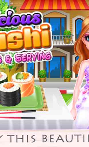 Delicious Sushi Cooking and Serving 3