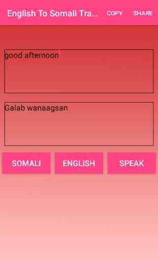 English To Somali  Converter or Translator 3