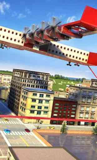 Futuristic Flying Train Simulator Taxi Train Games 1