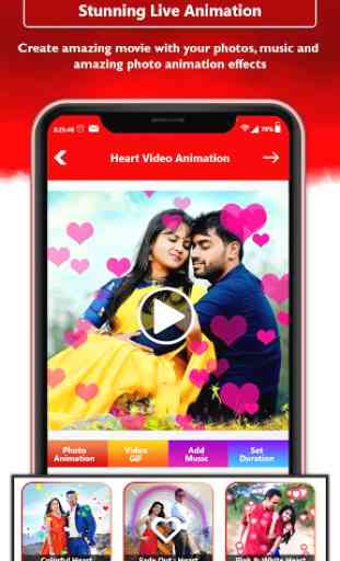 Heart Photo Effect Video Maker With Music 1