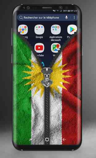 Kurdistan Flag for Kurdish 2